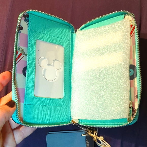 Loungefly Mickey and Minnie Wallet - Picture 5 of 5